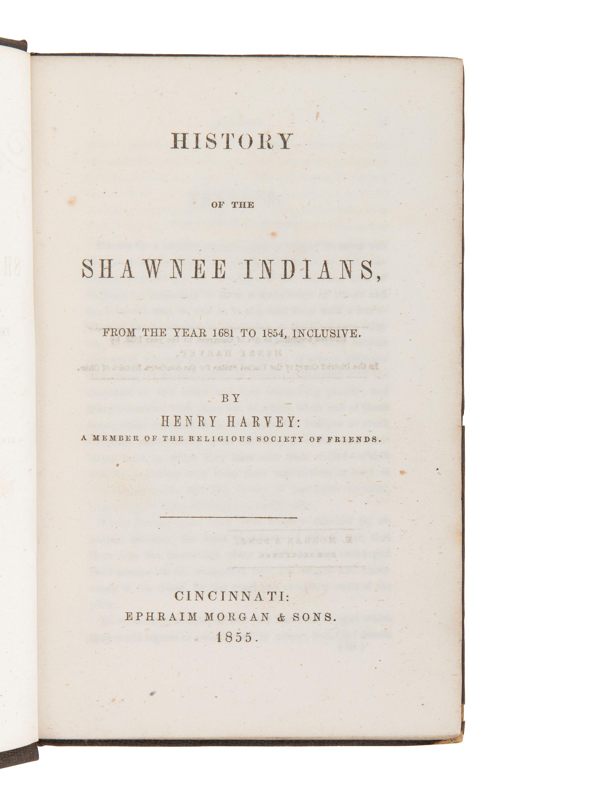 [JOHNSTON, John (1775-1861), his copies]. Early Indian Affairs and Ohio Valley sammelbands and books of Indian Agent John Johnston.
