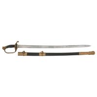 Horstmann Model 1850 Foot Officers Sword Presented to Lt. Harry M Hyde by his "Friends in the Atlantic Mutl Ins Co"