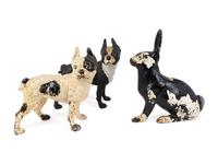 Three Painted Iron Door Stops — 19TH/20TH CENTURY