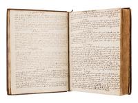 [COOKERY]. Manuscript cookbook and home remedy guide, 18th century.