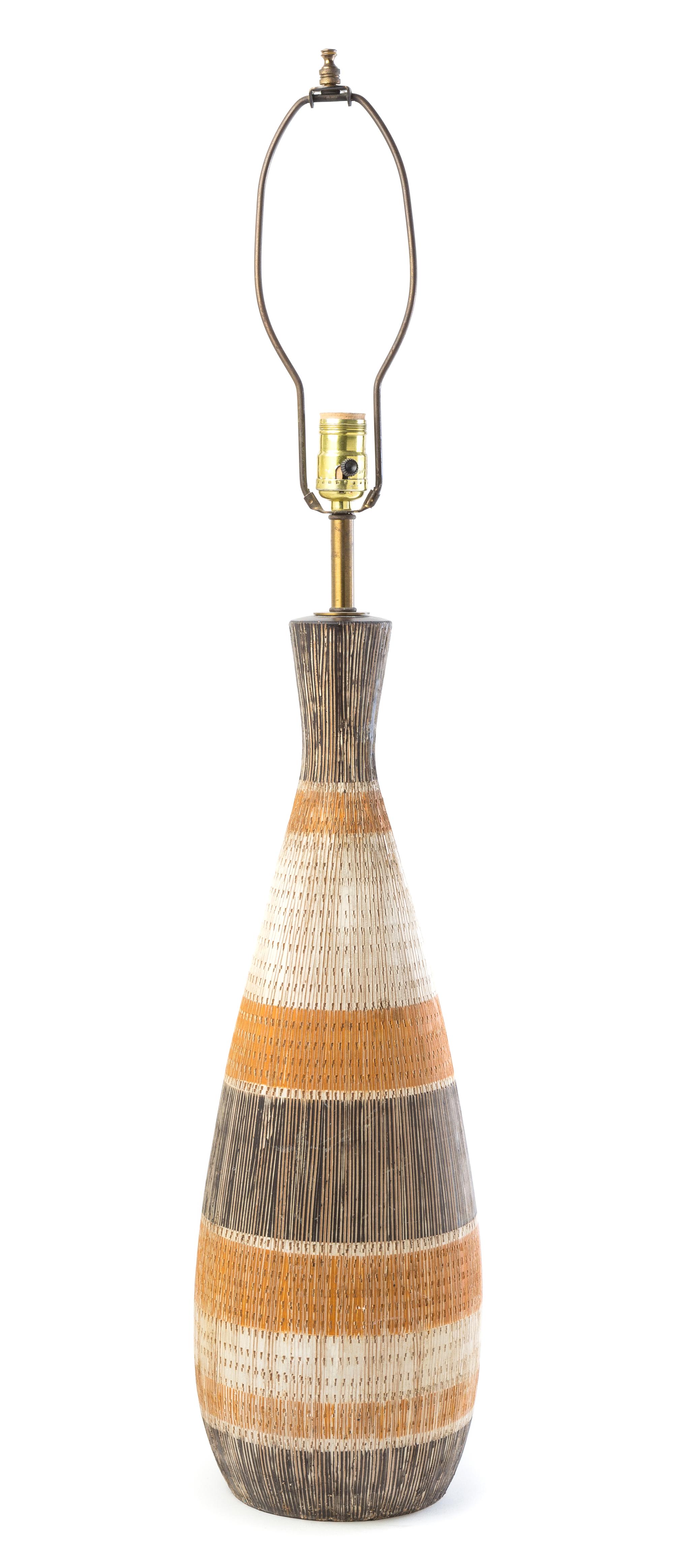 Aldo Londi (Italian, 1911-2003), BITOSSI, a ceramic lamp
