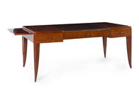 Tooled Leather-Inset Writing Desk, c. 1930