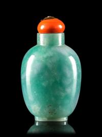 A Jadeite Snuff Bottle