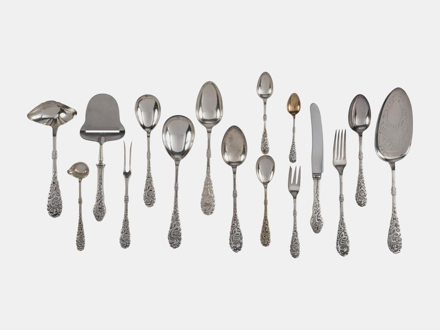 Tang Flatware Service, Circa 1905