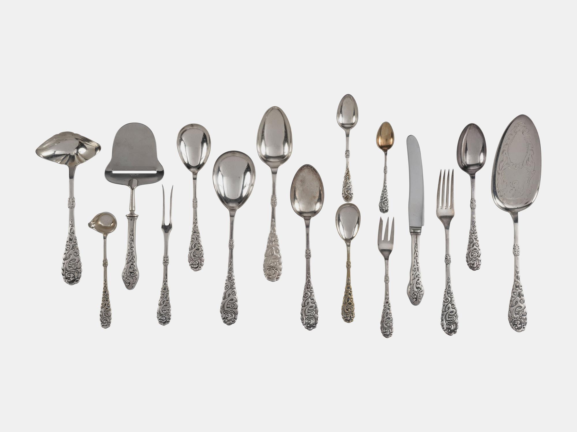 Tang Flatware Service, Circa 1905