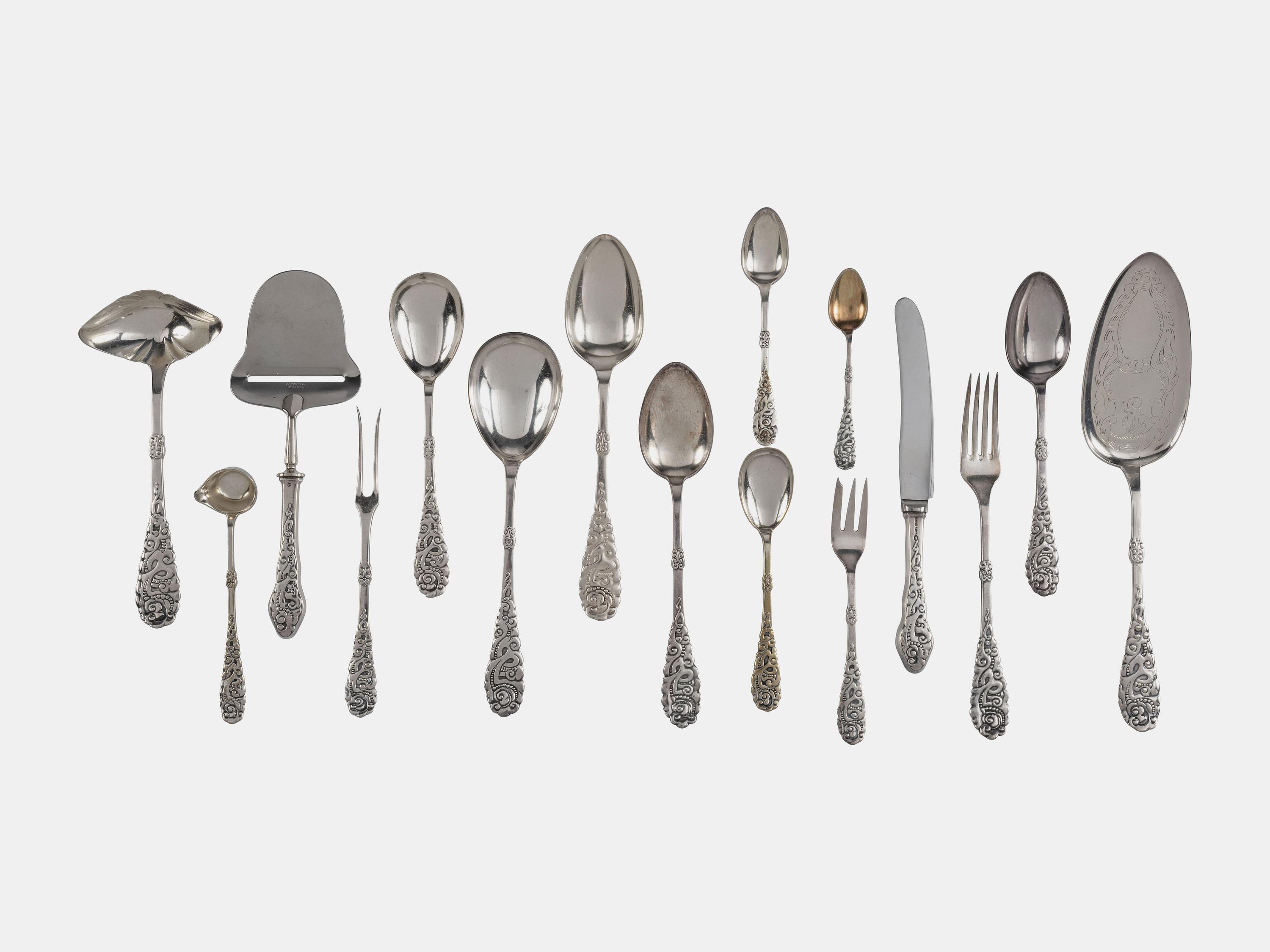 Tang Flatware Service, Circa 1905