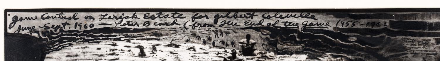 Game Control on Lariak Estate for Gilbert Coleville (from The End of the Game ), 1960