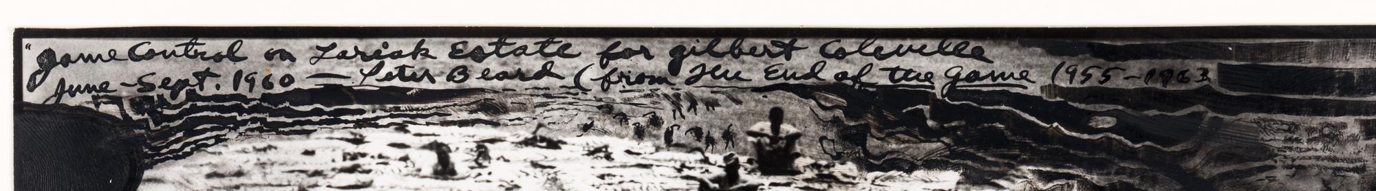 Game Control on Lariak Estate for Gilbert Coleville (from The End of the Game ), 1960