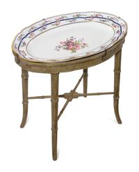 A Pair of Gilbert Drouet Painted Sèvres Porcelain Platters