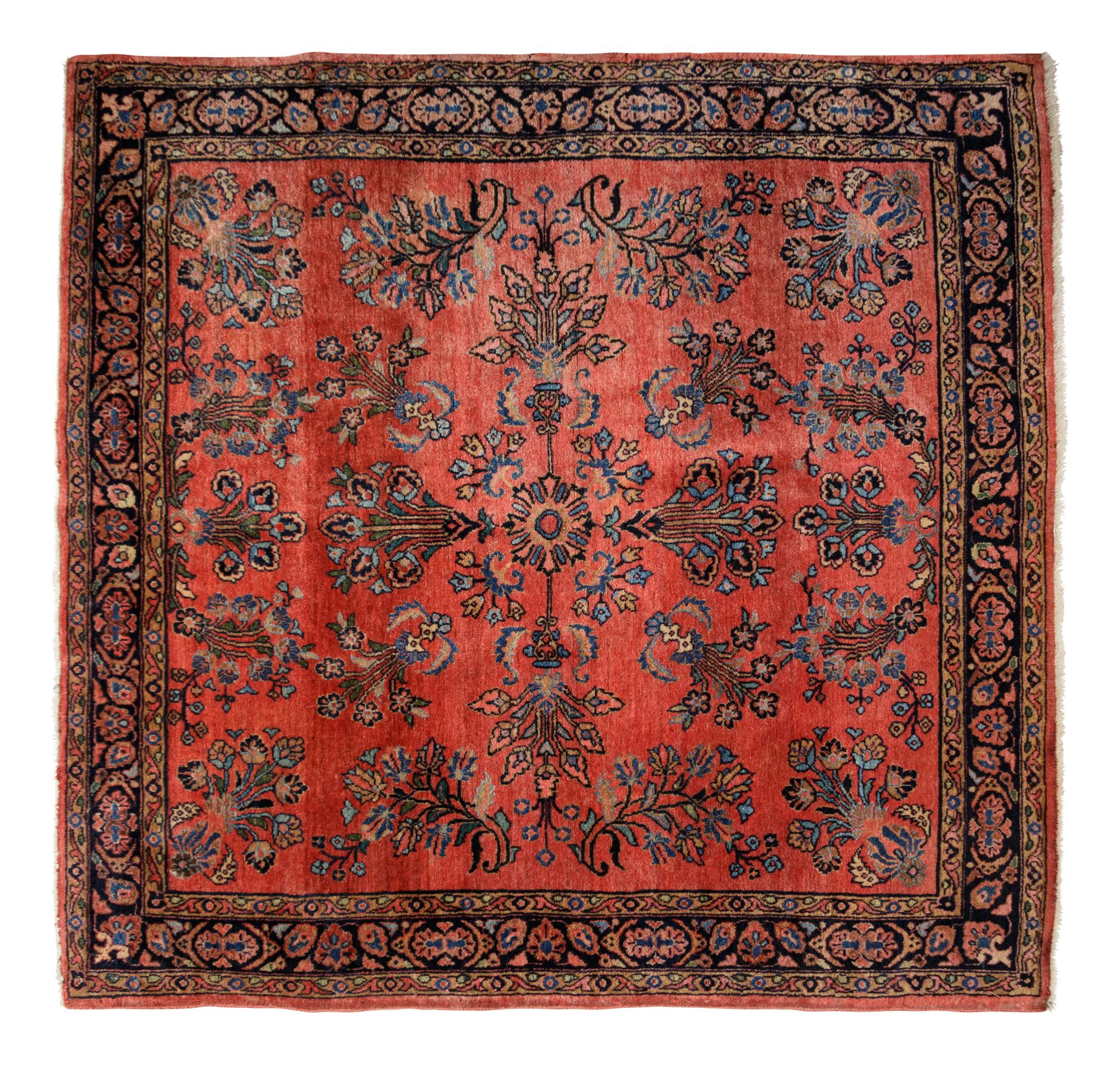 A Sarouk Wool Rug