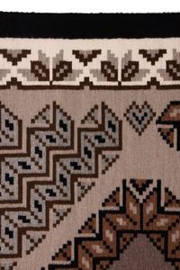 Award Winning Two Grey Hills Pattern Weaving / Rug