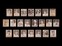 A Group of 22 1940 Play Ball Baseball Cards Featuring Multiple Hall of Famers,