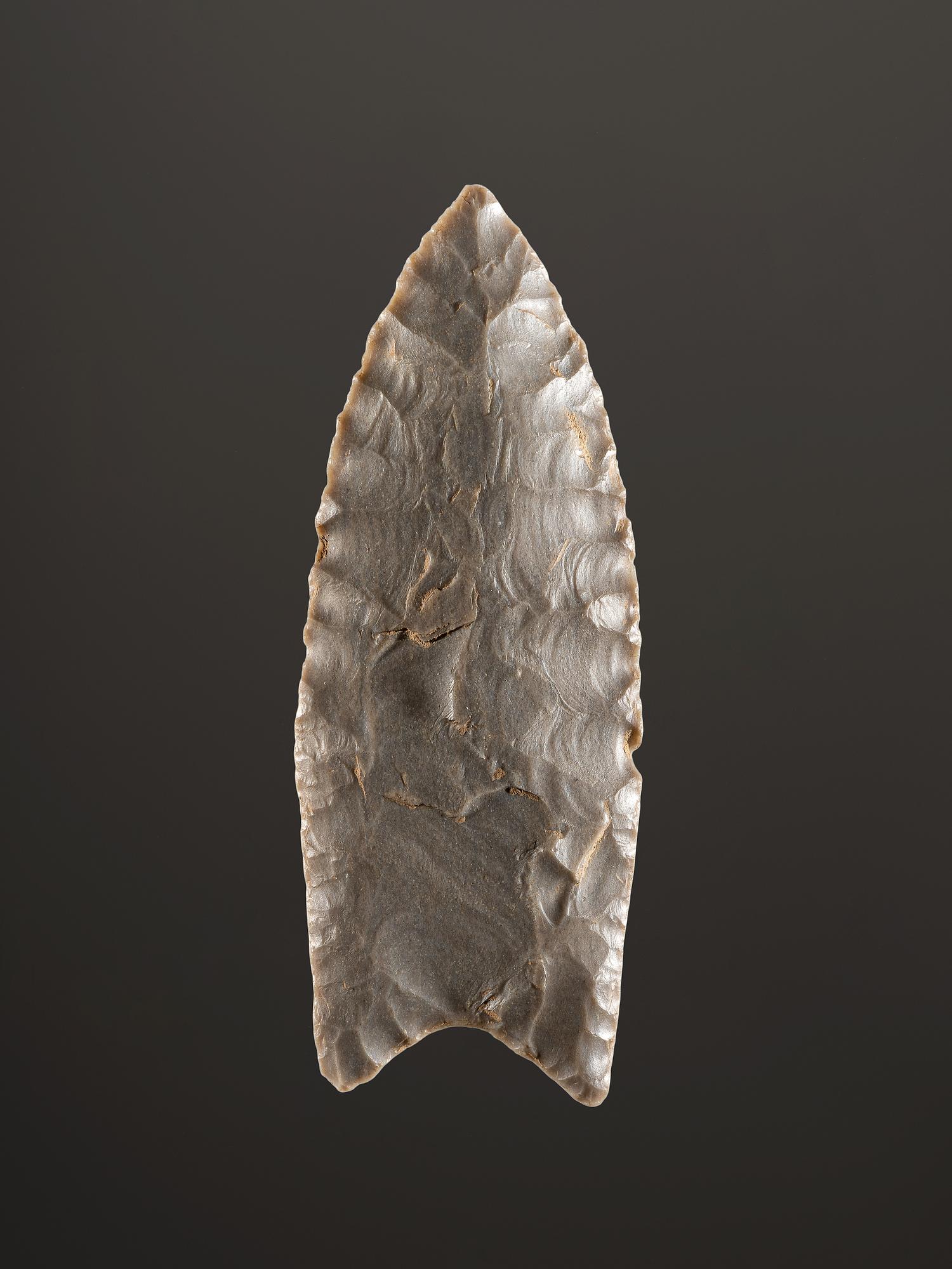 A Hornstone Clovis Point