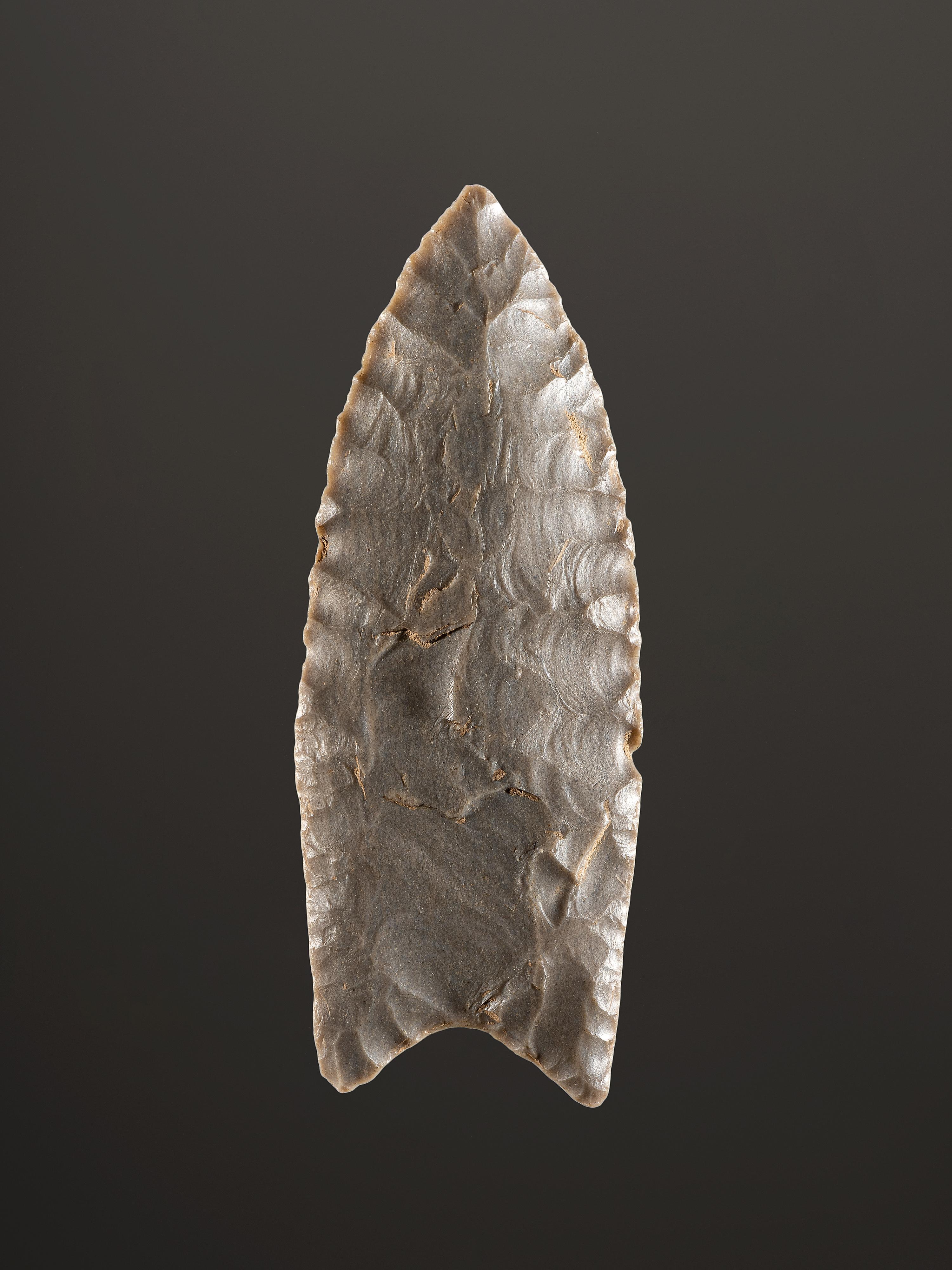 A Hornstone Clovis Point