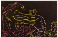 Karl Wirsum, (American, b. 1939), Lemon Slices More Slanted Lge, c. 1983
