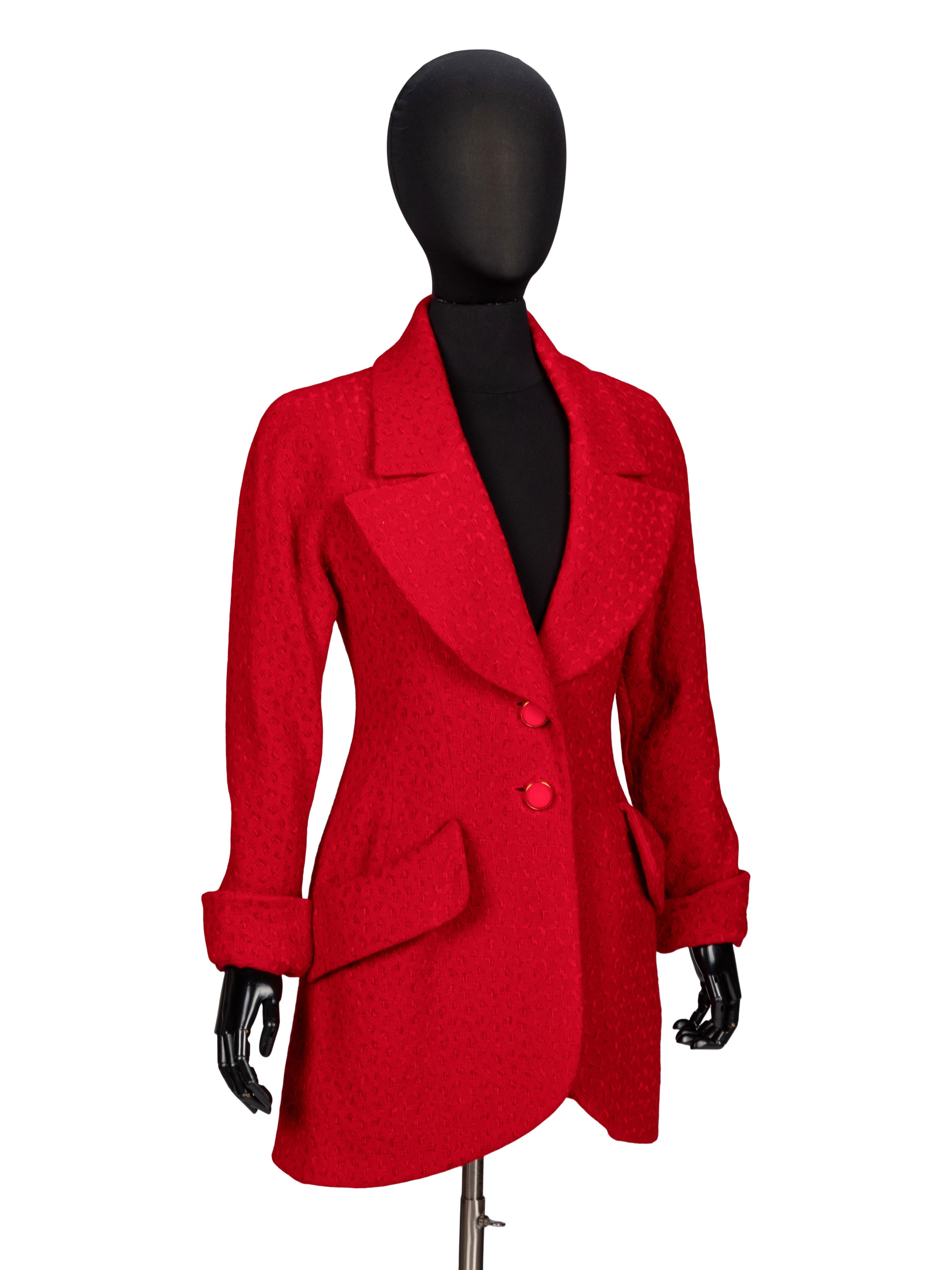Karl Lagerfeld, Red Tweed Jacket