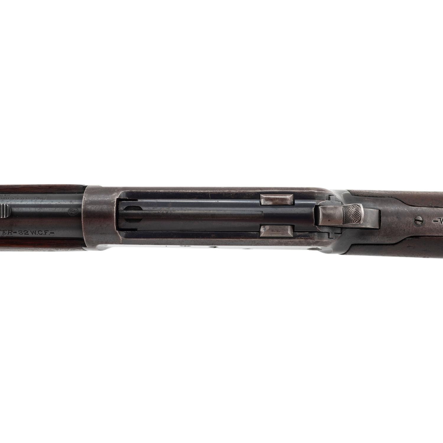 ** Winchester Model 1892 with Button Magazine and Replaced Barrel