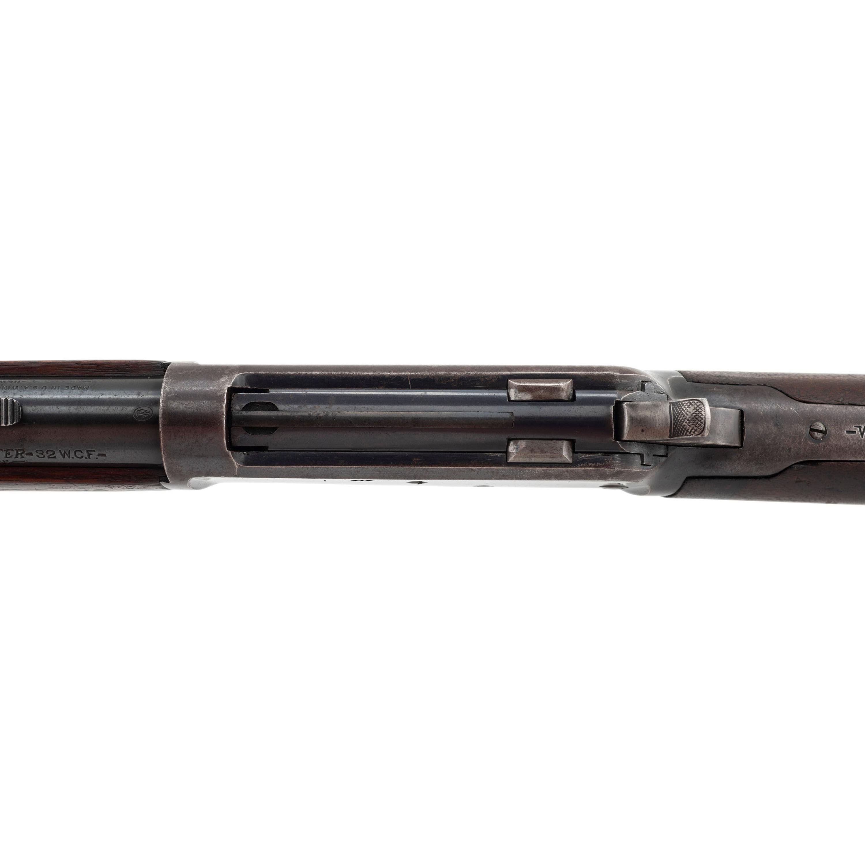 ** Winchester Model 1892 with Button Magazine and Replaced Barrel