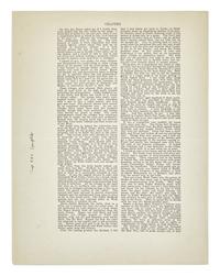 [Literature] (Lawrence, T.E.) Two Leaves From the Oxford Edition of "The Seven Pillars of Wisdom"