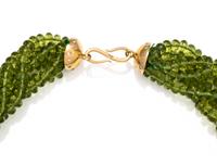 PERIDOT TORSADE NECKLACE