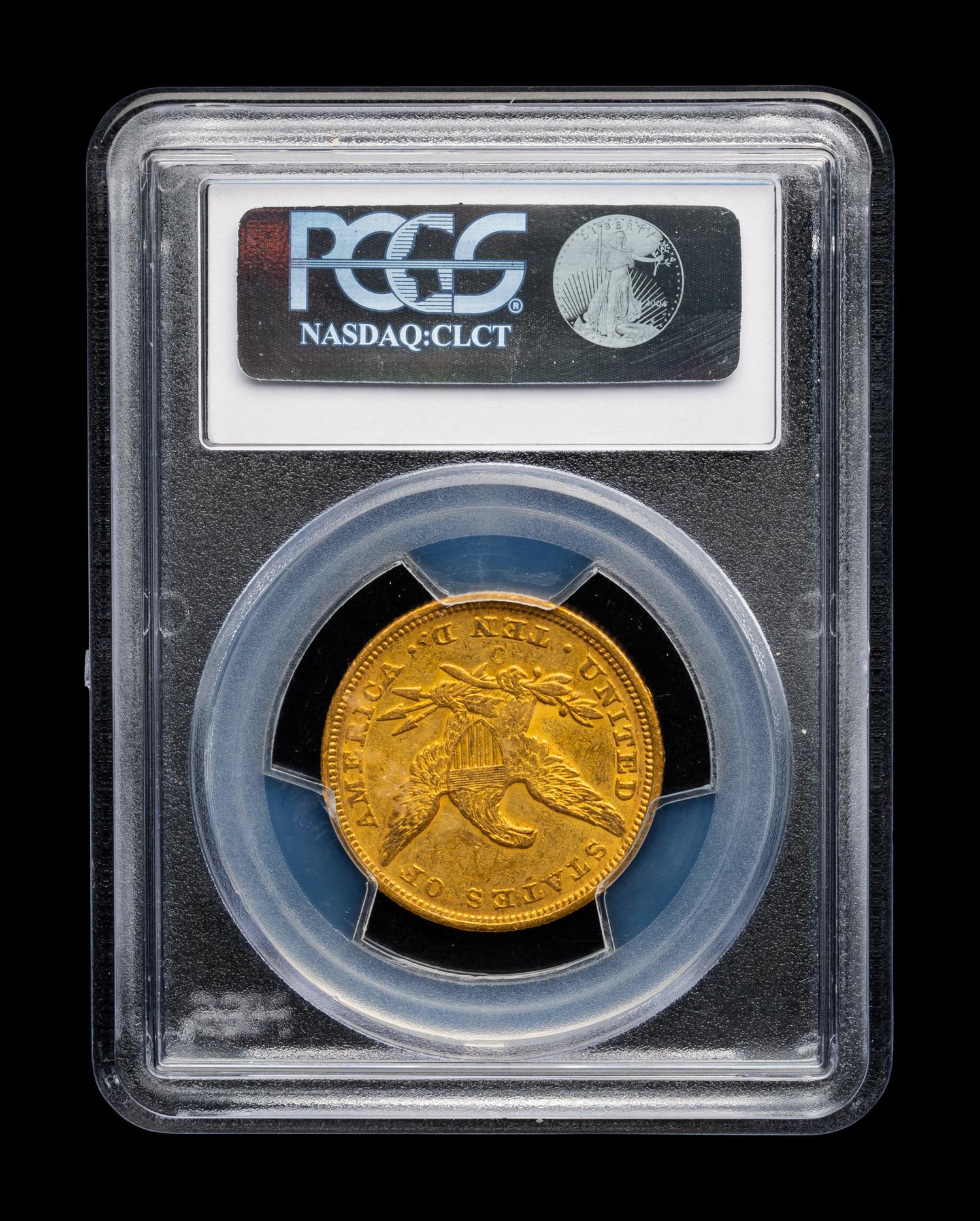 An 1847-O Liberty Head $10 Gold Coin (PCGS AU53)