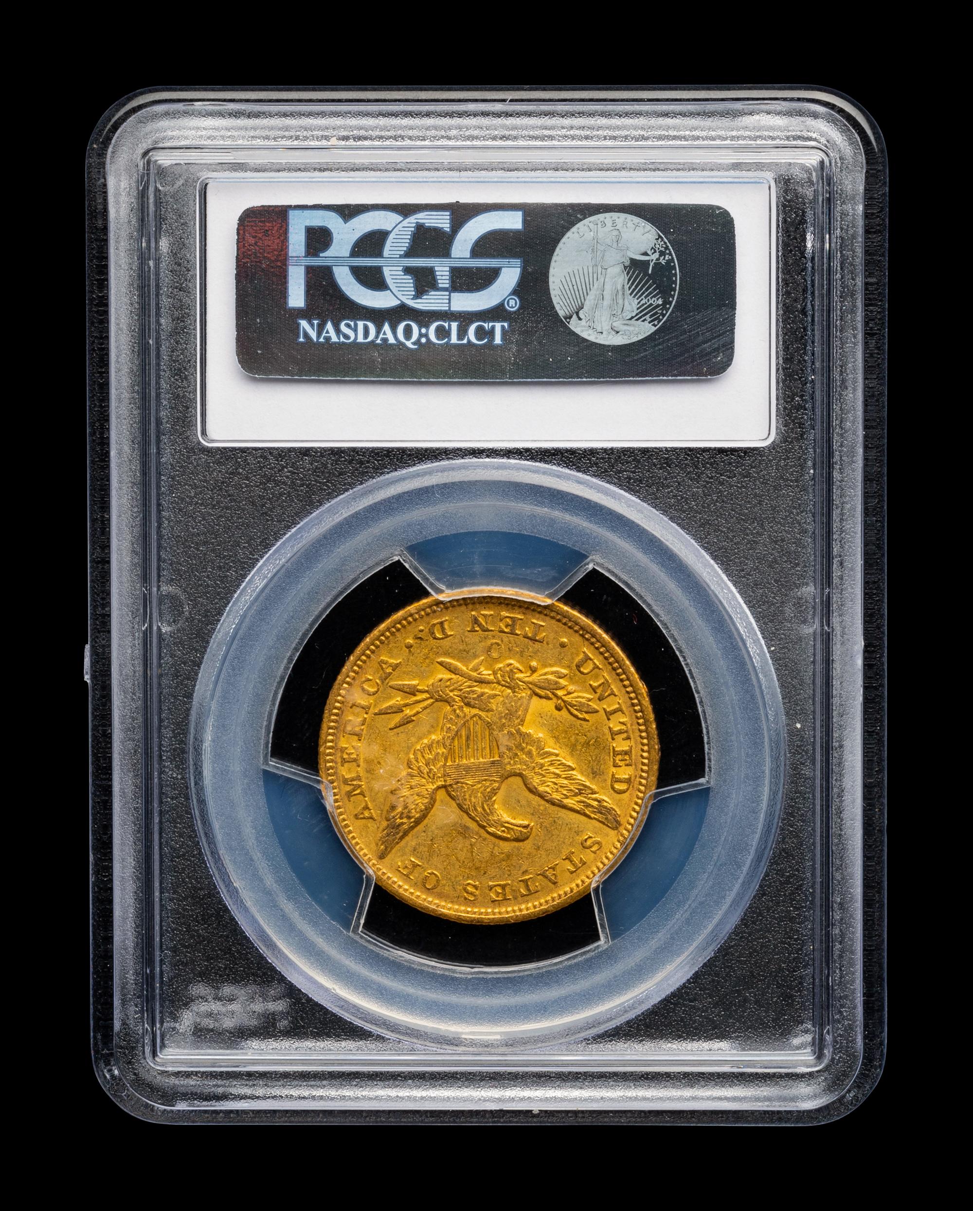 An 1847-O Liberty Head $10 Gold Coin (PCGS AU53)