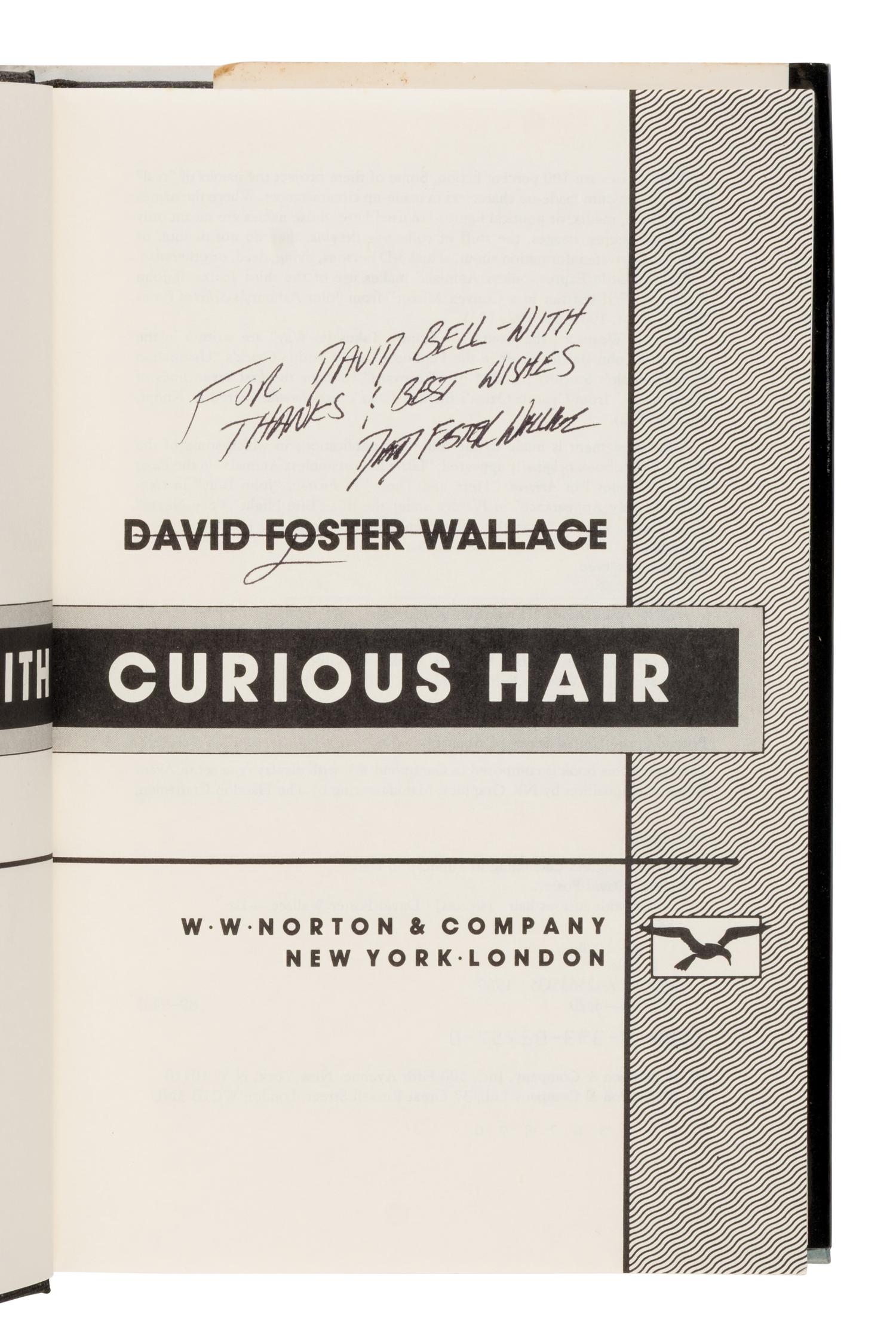 [Literature] Wallace, David Foster. Girl with Curious Hair