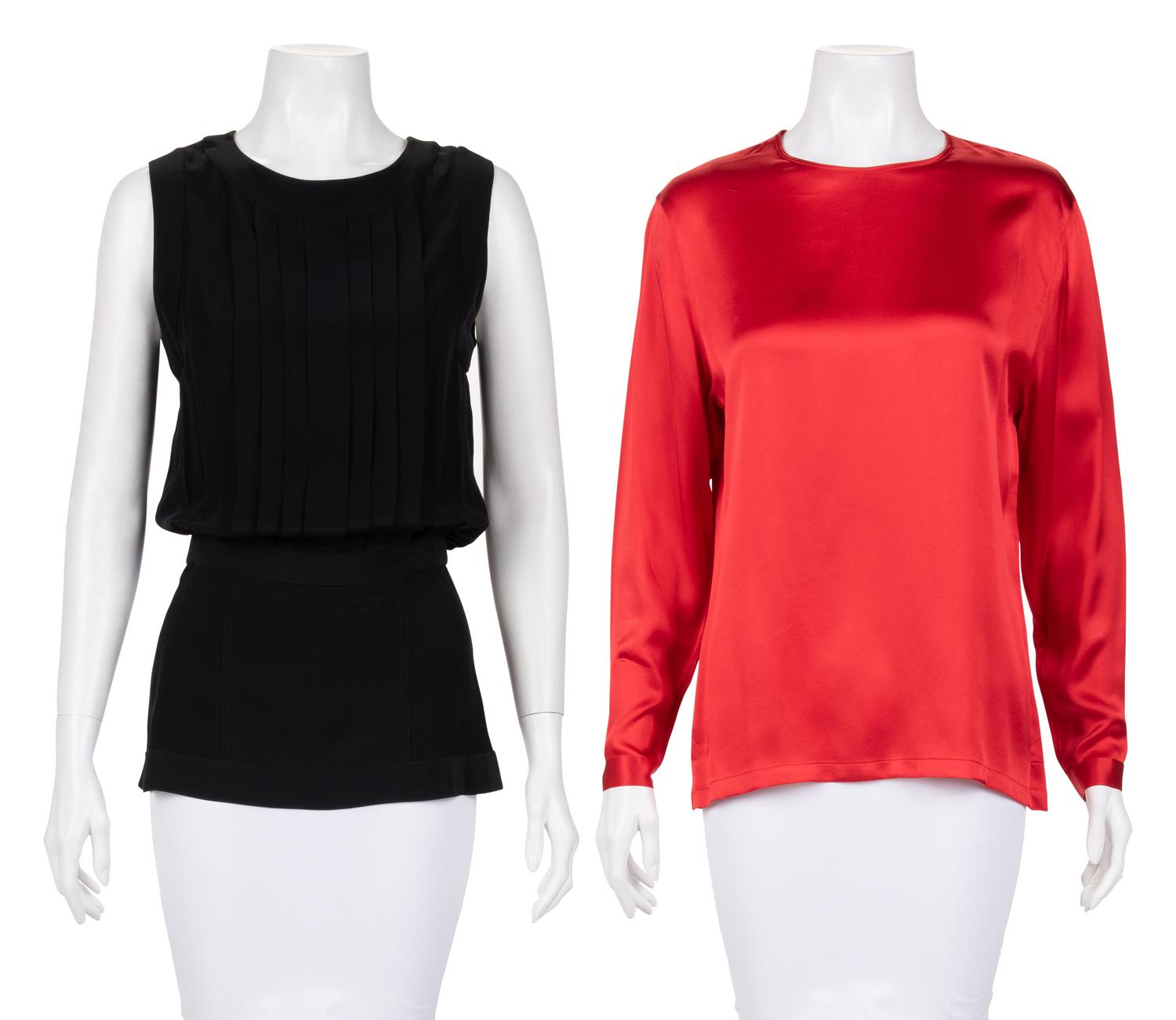 Two Chanel Boutique Tops, 1980-2000s