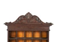 A Carved Oak Shaving Mug Rack