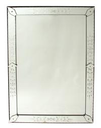 A Venetian Glass Mirror Height 53 x width 38 inches. — LATE 19TH CENTURY/EARLY 20TH CENTURY