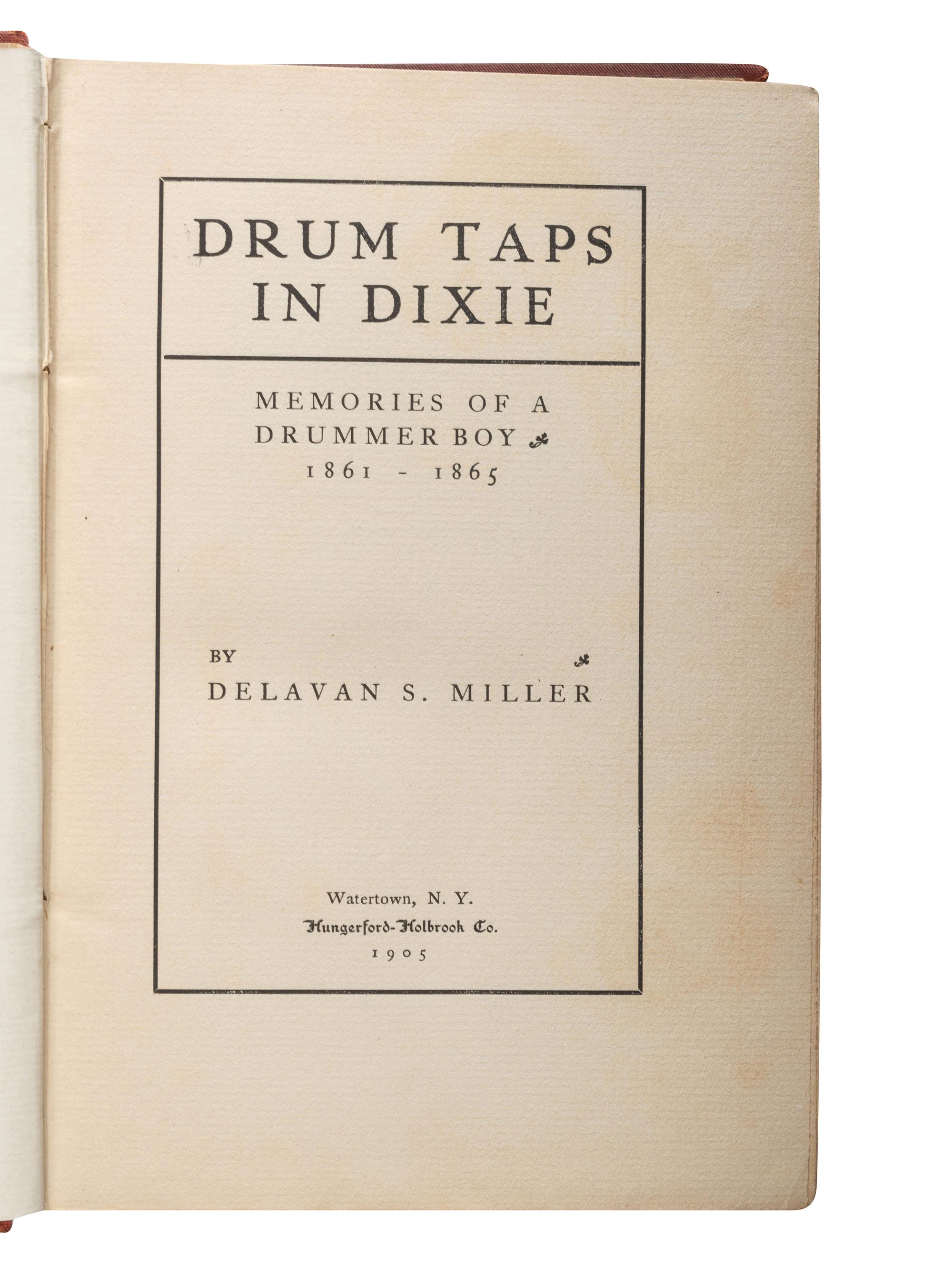 [CIVIL WAR - CONFEDERACY]. A group of Confederate soldiers' memoirs, comprising:
