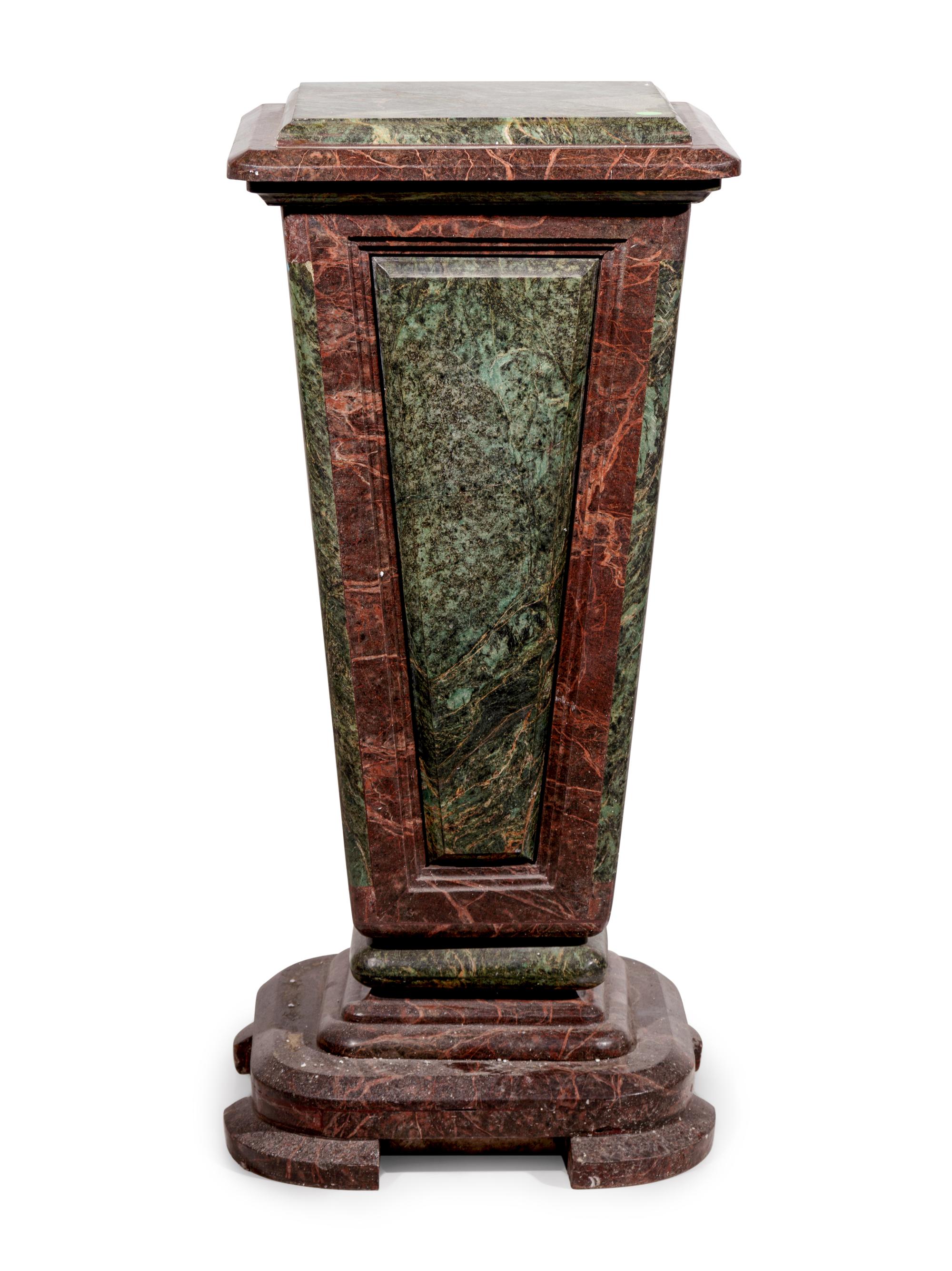 A Pair of Victorian Marble Pedestals