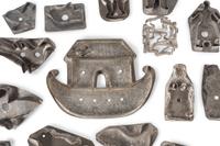 A Group of Figural Tin Cookie Cutters