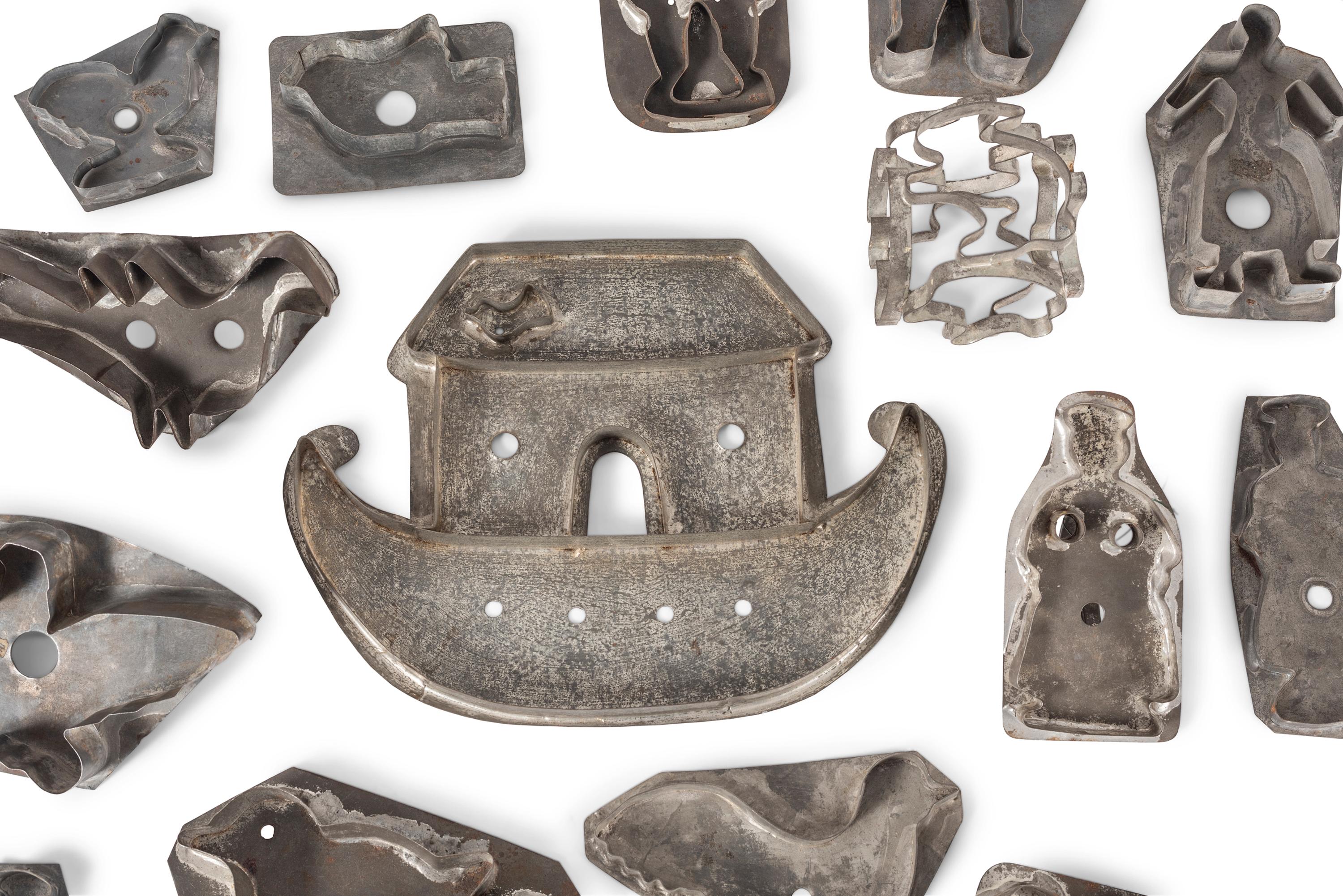 A Group of Figural Tin Cookie Cutters