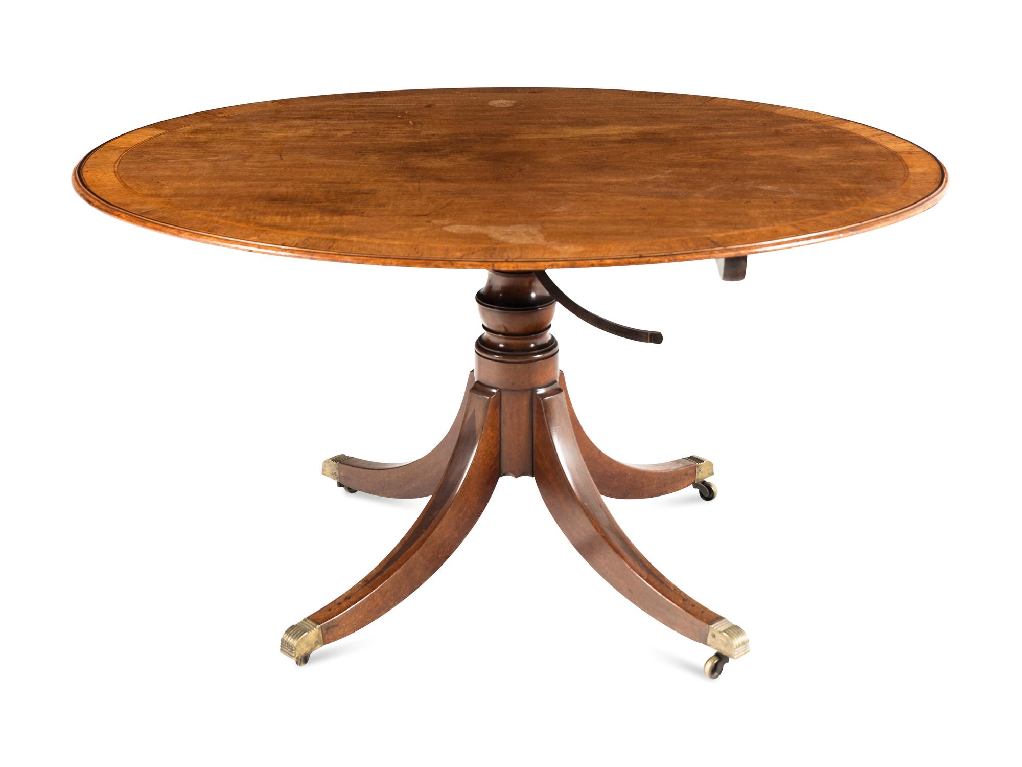 A Regency Mahogany Breakfast Table