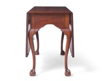 A Chippendale Carved Mahogany Drop-Leaf Dining Table, Philadelphia, PA, Circa 1780