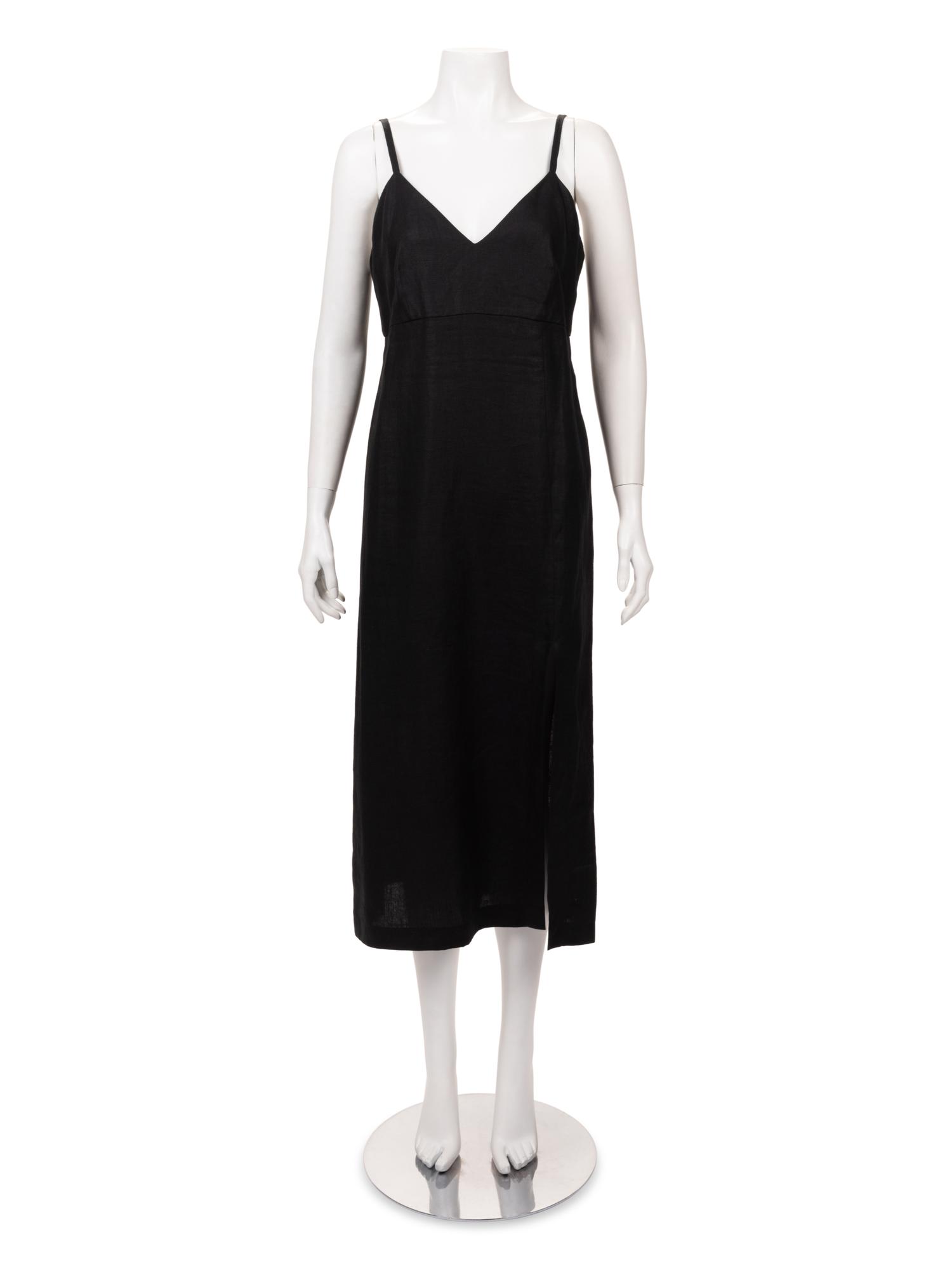 Chanel Linen Spaghetti Strap Dress, Cruise 2000