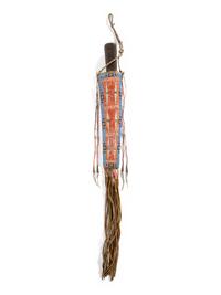 Sioux Beaded and Quilled Knife Case, with Knife