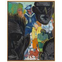 Edward Dwurnik (Polish, 1943-2018) — Wojenne Duszki (War Imps) ( from the Sportowcy series), c. 1973-1984