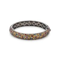 COLORED SAPPHIRE BANGLE BRACELET