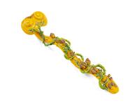 A Chinese Yellow Glazed Porcelain Ruyi Scepter