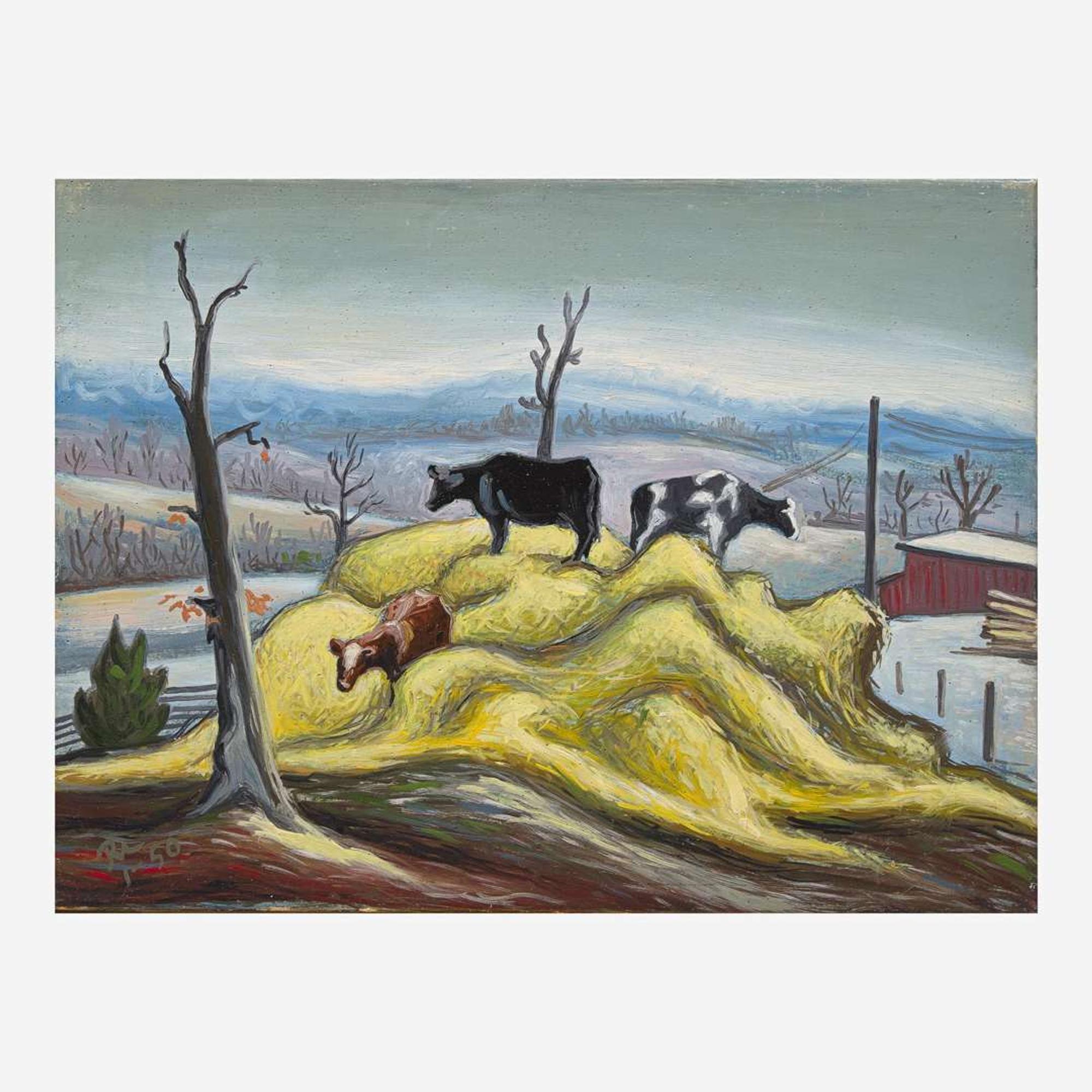 Roger Medearis (American, 1920–2001) Sketch Near Jefferson City Missouri