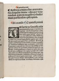 Guillermus Alvernus, Bishop of Paris (1180-1249). Rhetorica divina . Paris: Andre Bocard for Jean Petit, 16 May 1500.