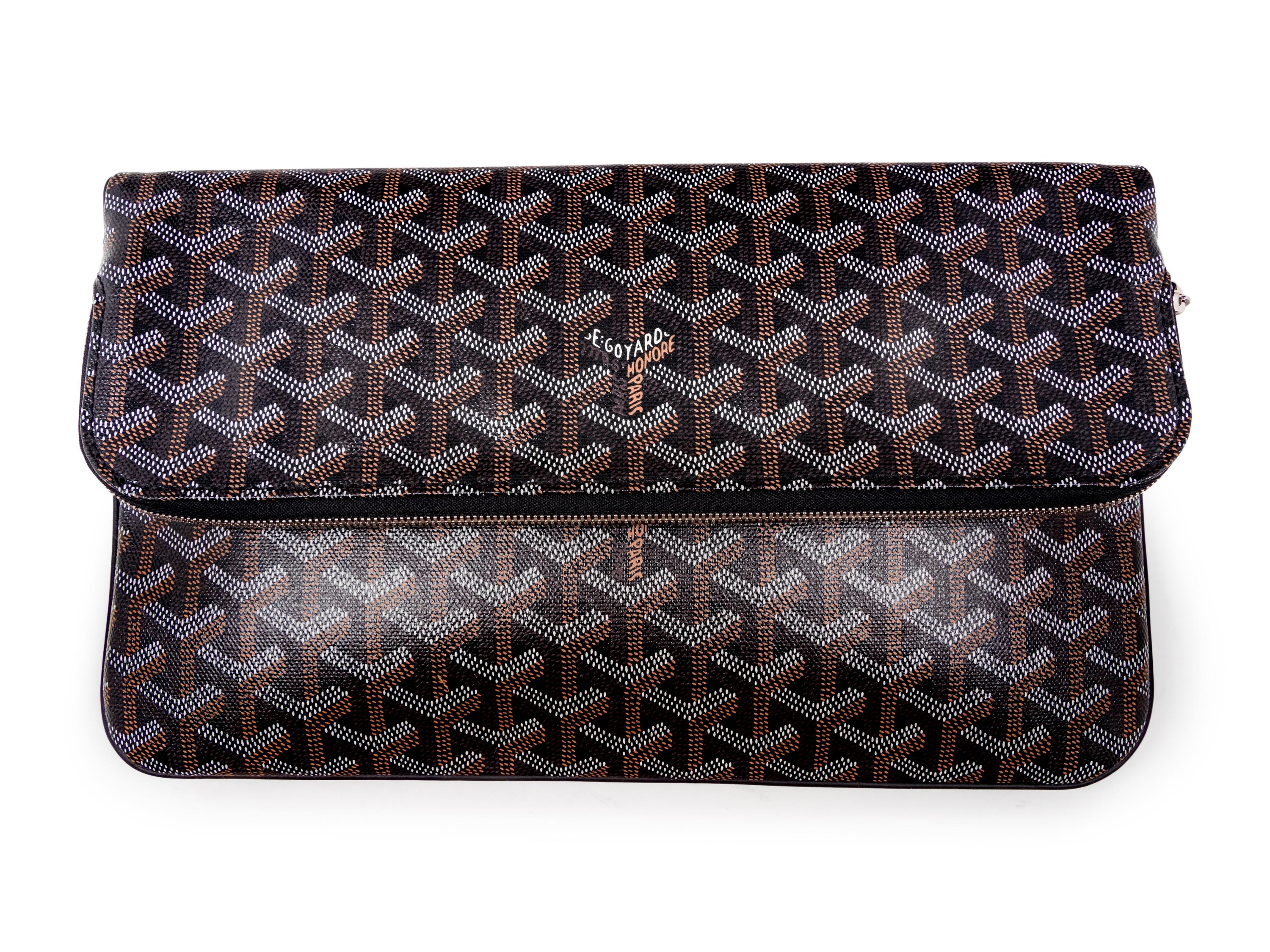 Three Goyard Bags: Two Totes and One Zip Pouch