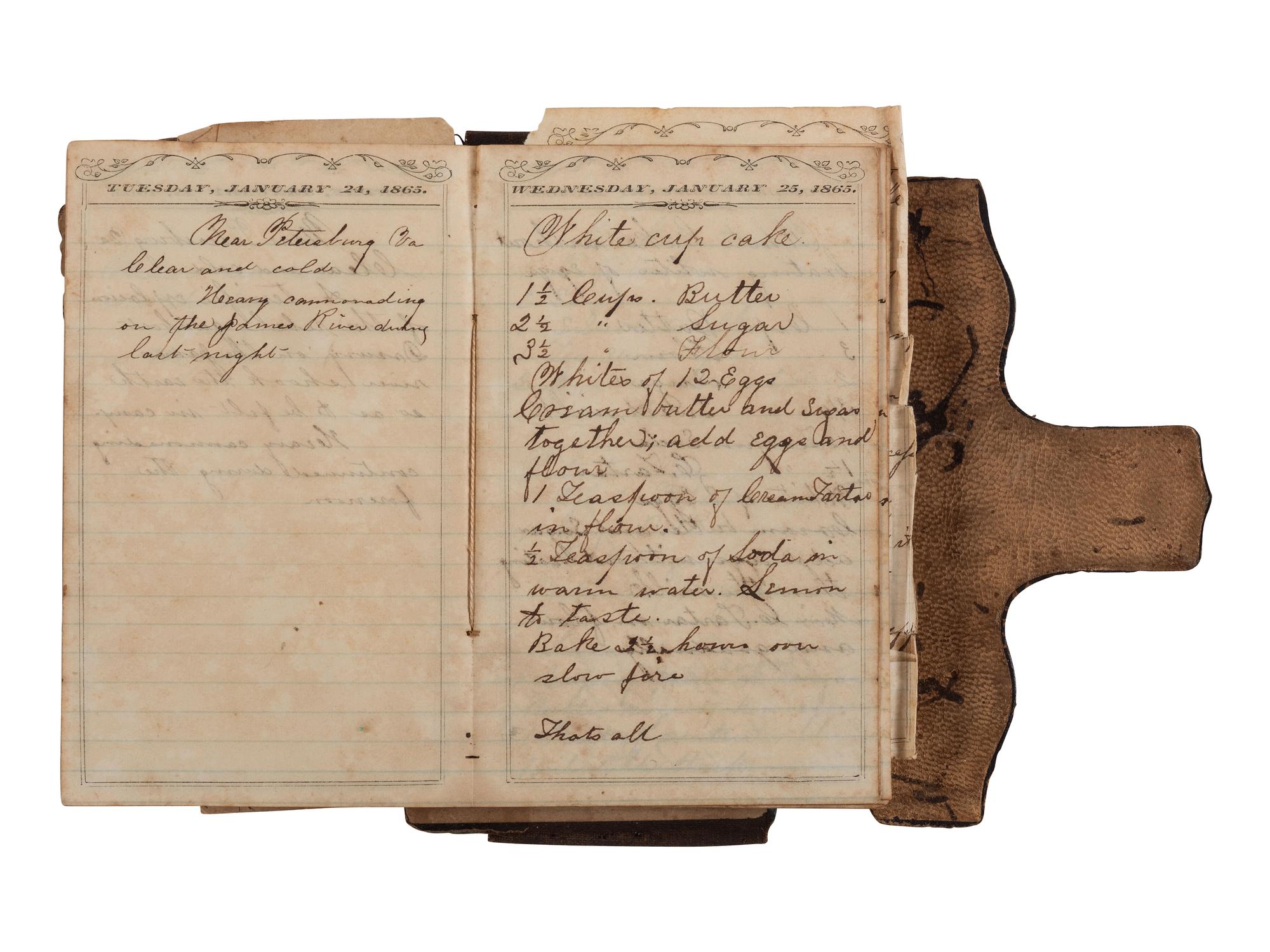 [CIVIL WAR]. War-date diaries, photography, and other ephemera associated with Sergeant Joseph H. Grant, Co. A, 110th Ohio Volunteer Infantry.
