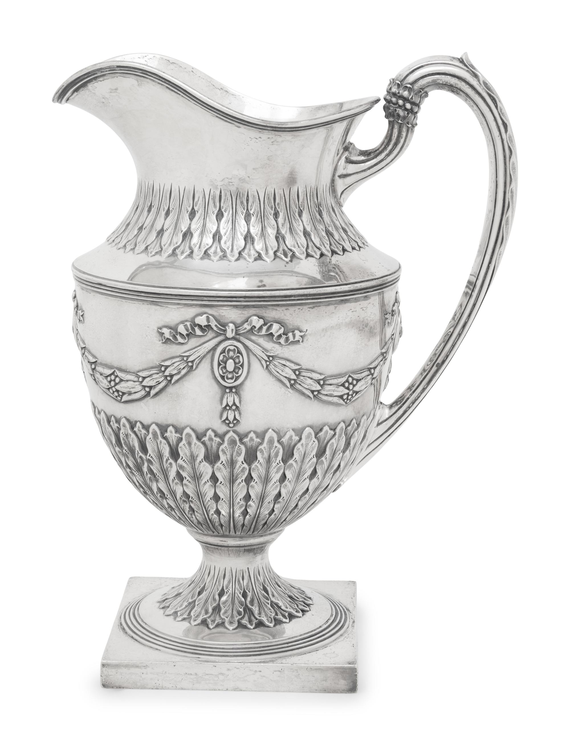 An American Silver Ewer