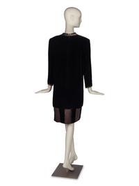 Martin Ross Dress Accompanied by Two Pieces of Costume Jewelry