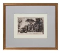 A Collection of Three Architectural Engravings and a Relief Print