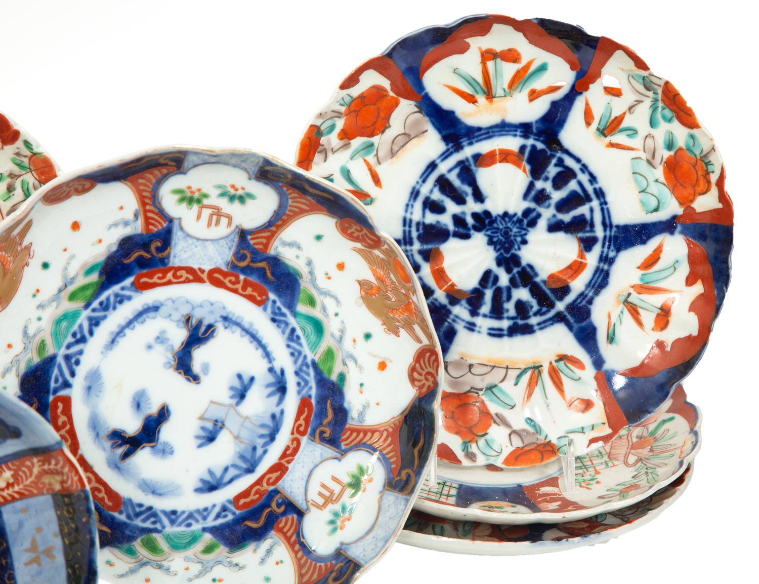 Twelve Japanese Porcelain Articles