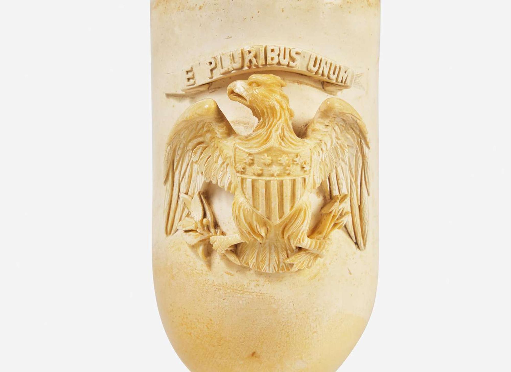 A carved Meerschaum pipe, 19th century